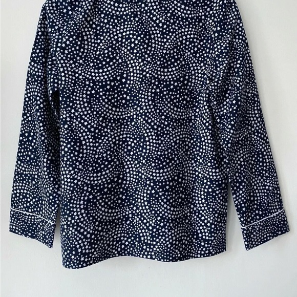 John Lewis Swirly Star Pyjama Shirt Top Size 8 - Picture 5 of 5